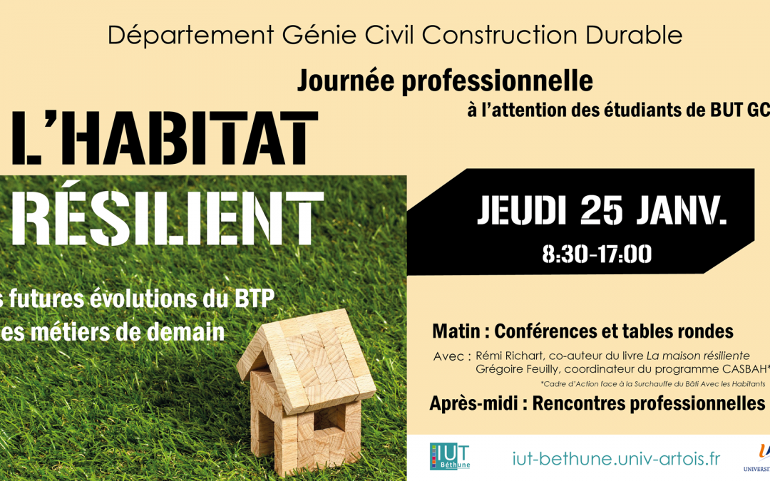 Une journée professionnelle sur l’Habitat résilient