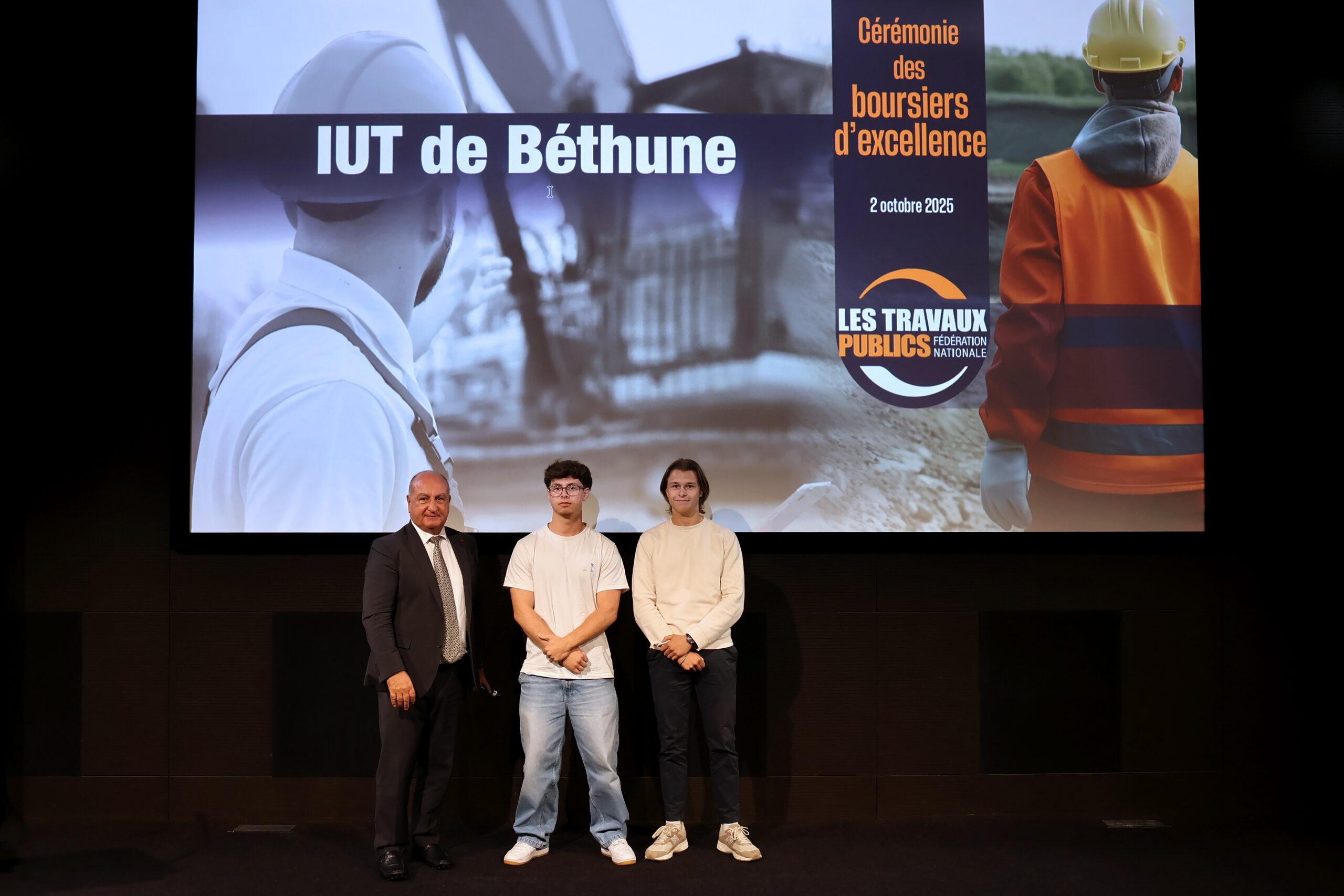 Deux lauréats de la bourse FNTP